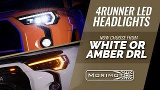 AMBER DRL XB LED Headlights for 2014 - 2020 Toyota 4Runner by Morimoto