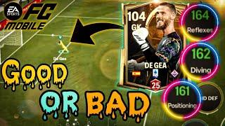 104 OVR DE GEA RED RANK REVIEW ️ || FULL DETAILS HOW IS THE BEST PERFORMING IN EA FC MOBILE 25