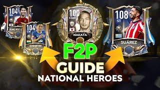 FULL F2P GUIDE NATIONAL HEROES WORLDWIDE CALCULATION | HOW TO PLAY NATIONAL HEROES #FIFAMOBILE