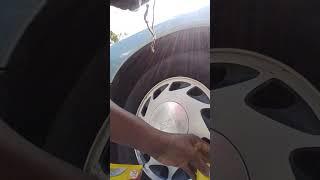 HOW TO COMPLETELY REMOVE BAKED ON BRAKE DUST FROM MAG WHEELS IN MINUTES WITH HOUSEHOLD CLEANERS.