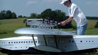 R/C Airplane with 12x Gas Engine Dornier DO-X 1929 Lufthansa Giant RC Scale Flying Boat by M.Bräuer