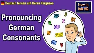 Master German Consonant Pronunciation ️ Tips & Techniques for Beginners | German Language Tutorial