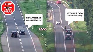 Przed dronem się nie schowasz. Policyjny dron rejestruje piratów drogowych. STOP PIRAT