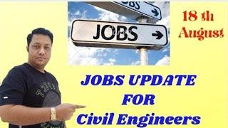 JOB UPDATES FOR CIVIL ENGINEERS By Royal Civil Engineer