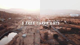 5 FREE CURVE LUTS | Adobe Premier Pro