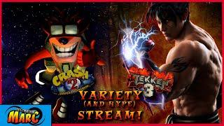 Bandicoot's Iron Fist | "Crash 2"/"Tekken 3" Variety (and Hype) Stream!