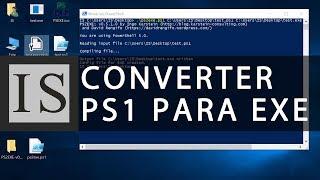 Como converter .PS1 para .EXE?