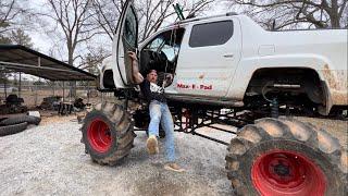 Testing my new inventions to help me get into my monster truck!