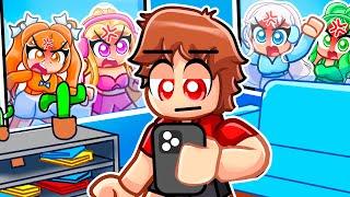 Techy IGNORES His CRAZY FAN GIRLS For 24 Hours In Roblox SNAPCHAT