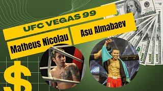 Matheus Nicolau vs Asu Almabaev UFC Vegas 99 Full Fight Breakdown & Prediction