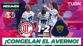 HIGHLIGHTS | Toluca 1-2 Pumas | Liga Mx Femenil AP2024-J3 | TUDN