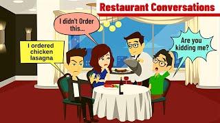 At the Restaurant Conversation | How to Order Food