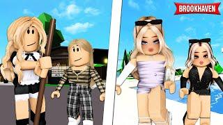 A FILHA DA EMPREGADA FICOU MILIONÁRIA | Historinhas Brookhaven RP | Roblox