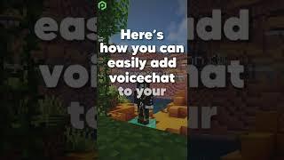 Here's how you can add VOICECHAT ️ to your Minecraft server! #shorts