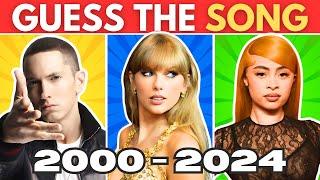 Guess the Song | Most Popular Songs 2000-2024 | Music Quiz