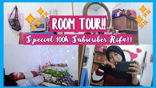 ROOM TOUR SPECIAL 100K SUBSCRIBER RIFA!! *Ternyata Gembel?!! || Riri Fajrh