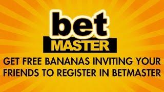 How to get free bananas inviting your friends to register in betMaster