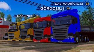 AO VIVO COMBOIO COM OS INSCRITOS!!! DRIVER'S JOBS ONLINE SIMULATOR!! CHAMA 