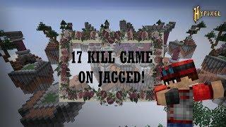 17 KILL GAME on JAGGED!? | Minecraft Skywars w/ Daresome