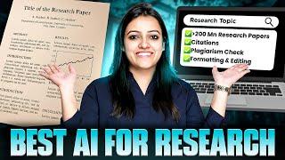 How to write a RESEARCH PAPER using AI ️ | AI for Research paper writing  | Paperpal | Ritika AI 