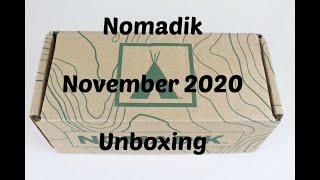 Nomadik November 2020 Subscription Box Unboxing + Coupon