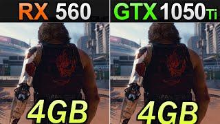 RX 560 (4GB) Vs. GTX 1050 Ti | Gaming Benchmarks in 2021