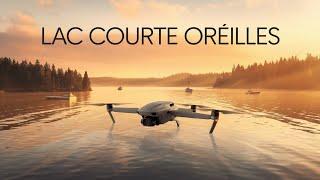 Lac Courte Oreilles Lake Aerial Footage (RUKO F11 PRO DRONE)