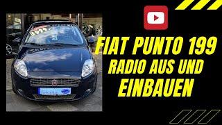 Fiat Punto Evo 199 Radio Ausbauen und Einbauen | Anleitung | Tutorial | 4K |