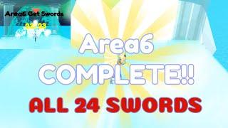 How to Get ALL 24 SWORDS in AREA 6 Find The Swords Roblox