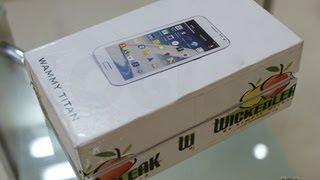 Wammy Titan review and unboxing - 5.5 inch dual core handset