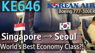 [TRIP REPORT #8] Korean Air Flight 646 - Boeing 777-300ER - Singapore » Seoul (Economy)