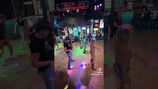 A bar song - Tipsy by @BOOZEY Shaboozey Country line dancing at Beach Club in Sarasota FL