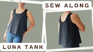 Luna Tank Sew Along // Helen's Closet *FREE* Pattern Sewing Tutorial