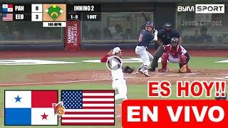 Panamá vs. Estados Unidos en vivo, donde ver, a que hora juega Panamá vs. USA Premier 12 resumen HOY