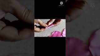 how to make flowers at home with cloth