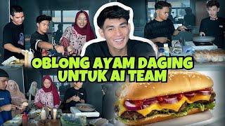 OBLONG UNTUK AI TEAM !!! AUFAR DAH BOLEH BUKA KEDAI BURGER??