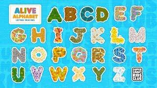 Fun and colourful Letter Tracing with Alive Alphabet