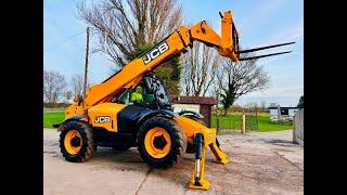 JCB 535-125HI VIZ 4WD TELEHANDLER *YEAR 2018, ONLY 1874 HOURS* C/W PALLET TINES