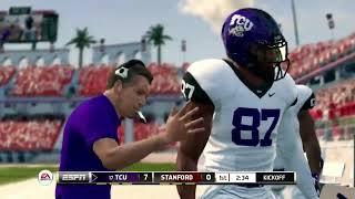 TCU Horned Frogs vs Stanford Cardinal - NCAA Football 14 - Updated 2024 2025 Gameplay