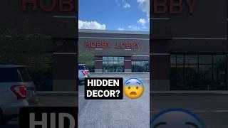 Hobby Lobby is HIDING DECOR?!  #hobbylobby #homedecor #hobbylobbydecor #summerdecor   #shorts