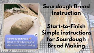 Sourdough Bread Making ~ Start to Finish