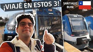 Traveled on these SANTIAGO DE CHILE TRAINS | SFE400 / UT400R / XM | Ando en Tren