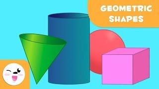 Volume Geometric Shapes with volume For Kids - Primary Vocabulary