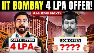 IIT Bombay's 4 LPA Salary | What About Placements at IIMs?