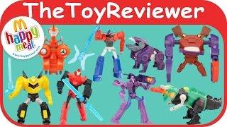 2015 Transformers Happy Meal Toys! Robots in Disguise McDonalds TheToyReviewer