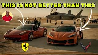 C8 Z06 VS Ferrari 458...highly unexpected controversial results