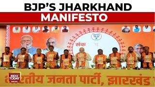 BJP' J'khand Manifesto Explainer: HM Released Jharkhand Election Manifesto | India Today