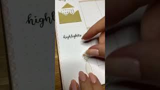 Late night bullet journaling ASMR | Dutch door weekly spread | #bulletjournal #asmrsounds #asmr