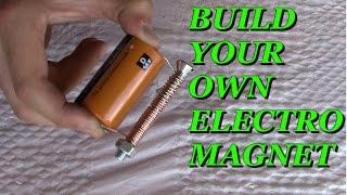 How to Make a Magnet at Home Easy - DIY Strong Electric Magnet