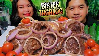 BISTEK TAGALOG | FILIPINO BEEF STEAK | MUKBANG ASMR | MUKBANG PHILIPPINES